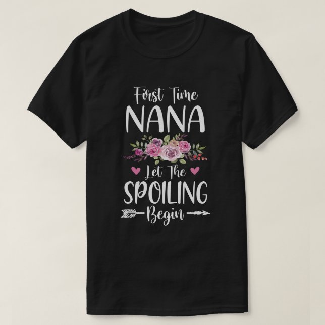 Camiseta Primeira Vez Que A Nana Deixa Começar O Mal (Frente do Design)