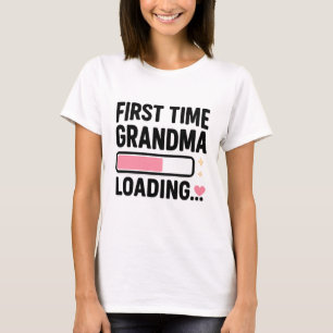 Camiseta Primeira Vez Que Vovó Carrega