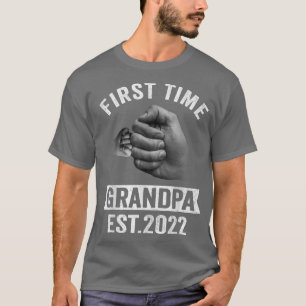 Camiseta Primeira Vez que Vovô No Leste de 2022, Gravidez A