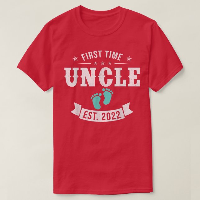 Camiseta Primeira Vez Tio Est (Frente do Design)