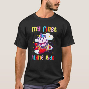 Camiseta Primeira Vez Voando A Minha Primeira Garota Do Avi