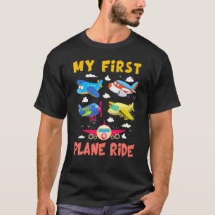 Camiseta Primeira Vez Voando A Minha Primeira Garota Do Avi