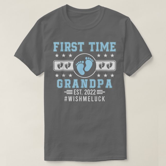 Camiseta Primeira Vez Vovô Est (Frente do Design)