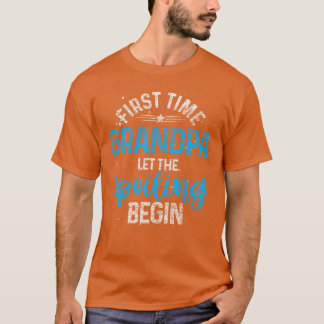 Camiseta Primeira vez Vovô Lethe Mimi Começa Futuro Avô