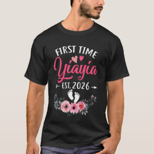 Camiseta Primeira Vez Yiayia Promovida a Yiayia Est 2026 Ma