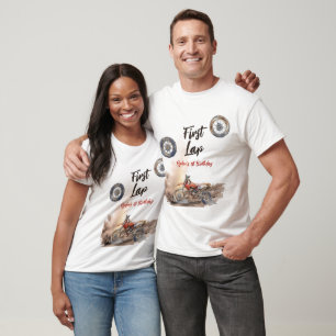 Camiseta Primeira Volta Pequeno Corredor 1º Aniversário