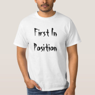 Camiseta Primeiramente em posição