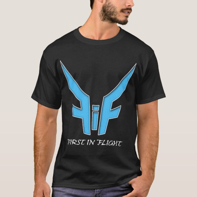 Camiseta Primeiramente em vôo - B novo (Frente)