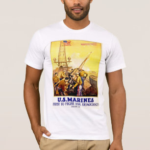 Camiseta Primeiro a lutar pela democracia