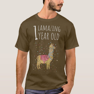 Camiseta Primeiro Aniversário 1 1rua Lama Alpaka
