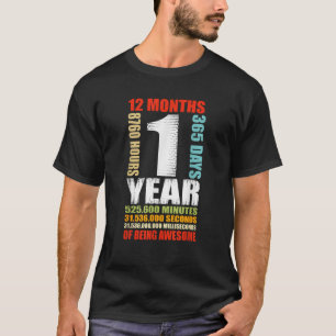 Camiseta primeiro aniversario 1 Ano Meninos Meninos Festa D