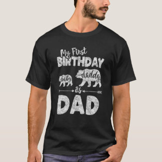 Camiseta Primeiro aniversário como PAI, Engraçado Presente
