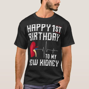 Camiseta Primeiro aniversario de aniversário do transplant
