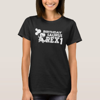 Camiseta Primeiro aniversario de dinossauro Birthdaysaurus