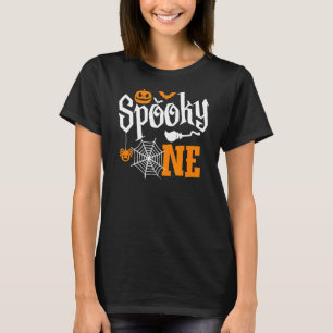 Camiseta Primeiro aniversario De Halloween De Uma Rapariga 