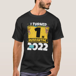 Camiseta primeiro aniversario I Tornei-Se 1 Na Quarentena 2