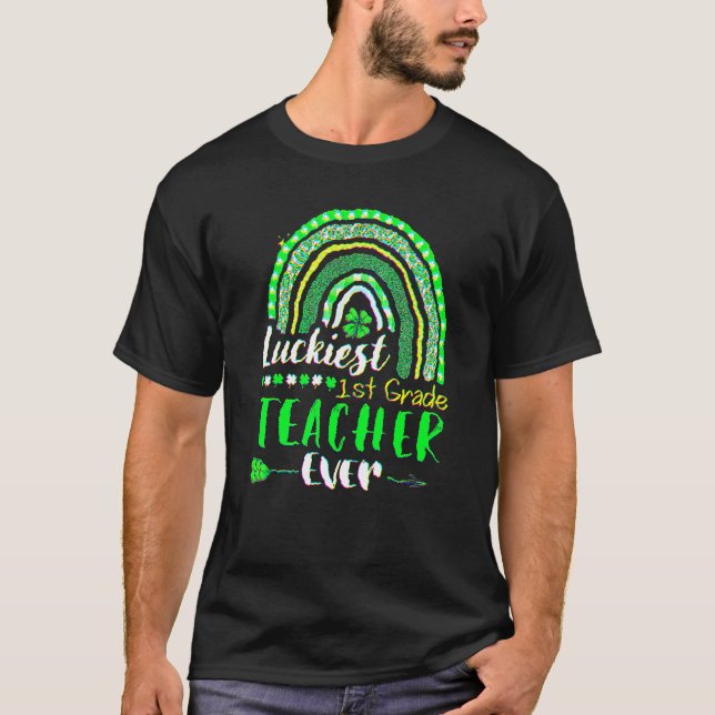 Camiseta primeiro aniversario Leprechaun Rua Partido Patric (Frente)