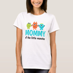 Camiseta primeiro aniversario monstro para Mamães