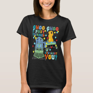 Camiseta primeiro aniversario Train Party Choo Choo I Turro