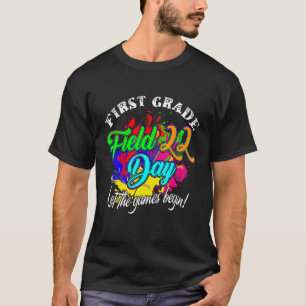 Camiseta Primeiro ano de campo 2022 Deixe os jogos começare