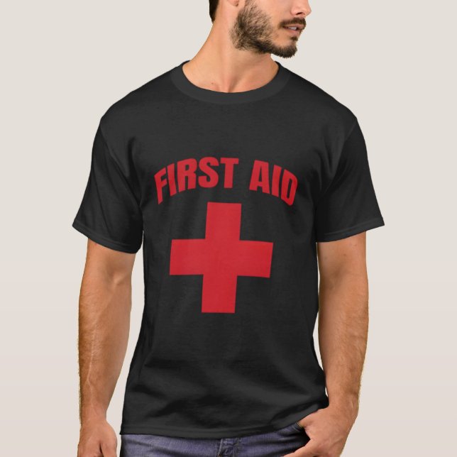 Camiseta Primeiro Auxílio Cruzado Para Incidentes De Funcio (Frente)