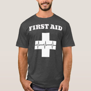 Camiseta Primeiro    AuxílioFuncionarios de Salvaguardas d