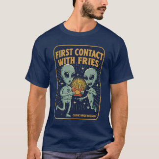 Camiseta Primeiro contato com Fries - Descoberta de Snack C