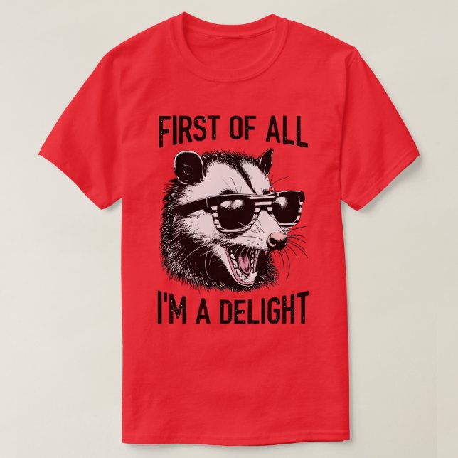 Camiseta Primeiro De Tudo Eu Sou Um Prazer (Frente do Design)
