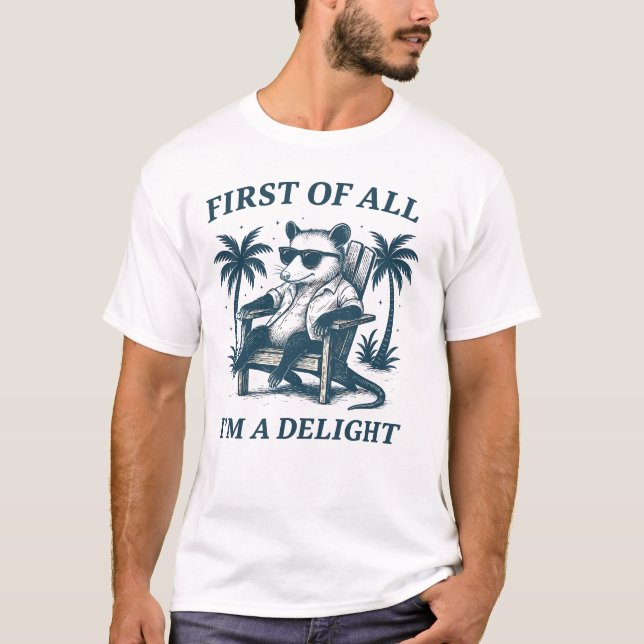 CAMISETA PRIMEIRO DE TUDO QUE ESTOU DELIGHT (Frente)