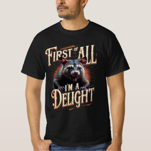 Camiseta Primeiro de Tudo Sou um Possum Encantador