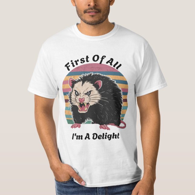 Camiseta Primeiro de tudo, sou um T-Shirt feliz (Frente)