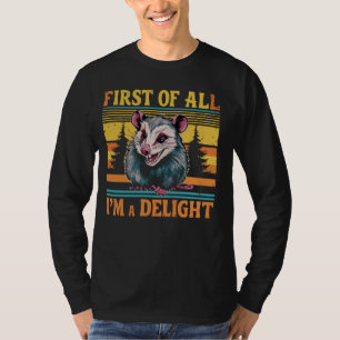 Camiseta PRIMEIRO DE TUDO UM DELIGHT Sarcastic Angry Ogambm
