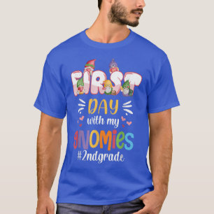 Camiseta Primeiro Dia Com Meu segundo De Gnomos De Volta À