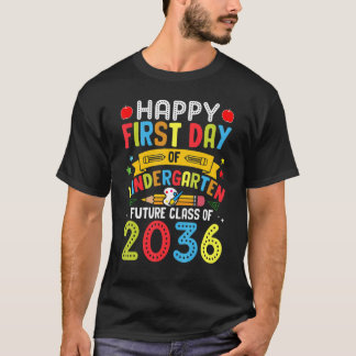 Camiseta Primeiro Dia Da Classe De Jardim De Infância De 20