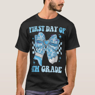 Camiseta Primeiro Dia Da Coquete Do 4º Ano De Volta À Escol