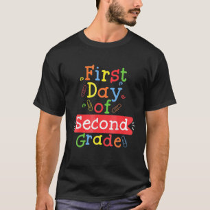 Camiseta Primeiro Dia Da Escola Professor De Segundo Grau D