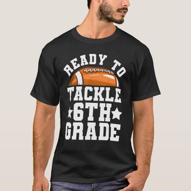 Camiseta Primeiro Dia da Escola Pronto para Enfrentar Sesse (Frente)