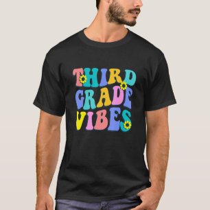 Camiseta Primeiro Dia Da Escola, Retrô De Víblias Do Tercei