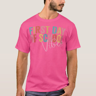 Camiseta PRIMEIRO DIA DA ESCOLA VIVE de volta aos professor