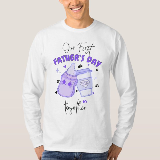 Camiseta Primeiro Dia das Mães Juntos/ Conjunto Combinando  (Frente)