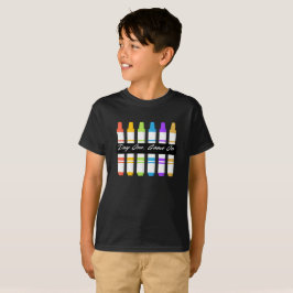 CAMISETA PRIMEIRO DIA DE AULA, DIA UM JOGO ON