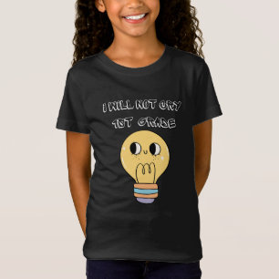 Camiseta primeiro dia de aula, eu não vou chorar 1ª série