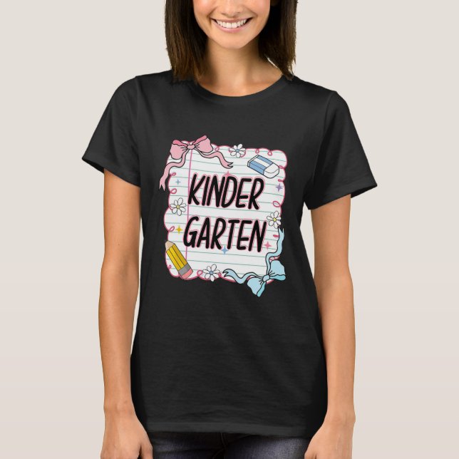Camiseta Primeiro Dia De Aula Menina Coquette3  (Frente)