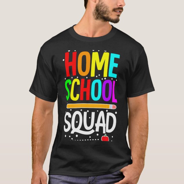 Camiseta Primeiro dia de aula professor da equipe de homesc (Frente)