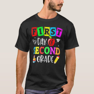 Camiseta Primeiro Dia De Aula Professor Do Segundo Ano