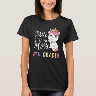 Camiseta primeiro dia de escola para raparigas Pequena Miss