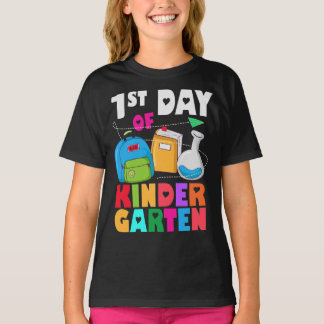 Camiseta Primeiro dia de jardim de infância de volta à esco