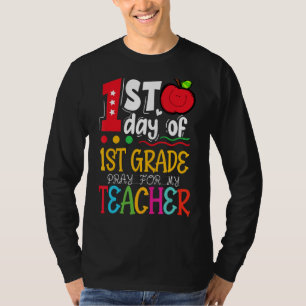 Camiseta Primeiro Dia De Oração Para O Meu Professor De Vol