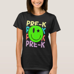Camiseta Primeiro Dia De Pré-Escola Professor De Reforço Pr