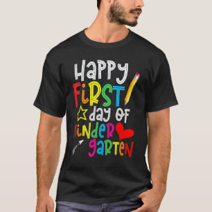 Camiseta Primeiro Dia De Professor De Turma Do Jardim De In